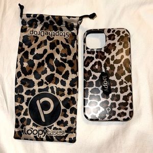 iPhone 13 (not pro) Leopard Print Loopy Case